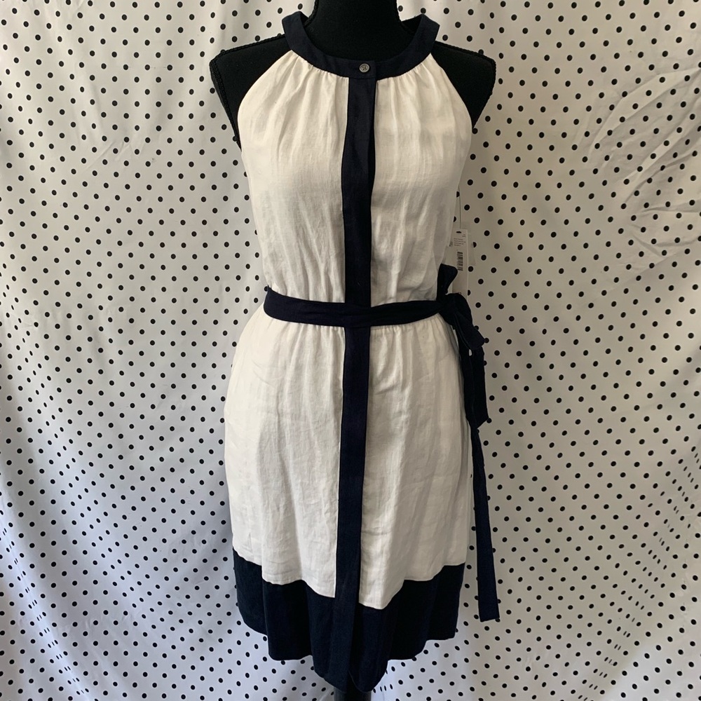 NWT DKNYC Linen Dress Size 2